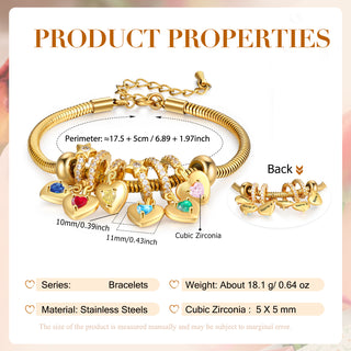 Custom Birthstone Bracelet