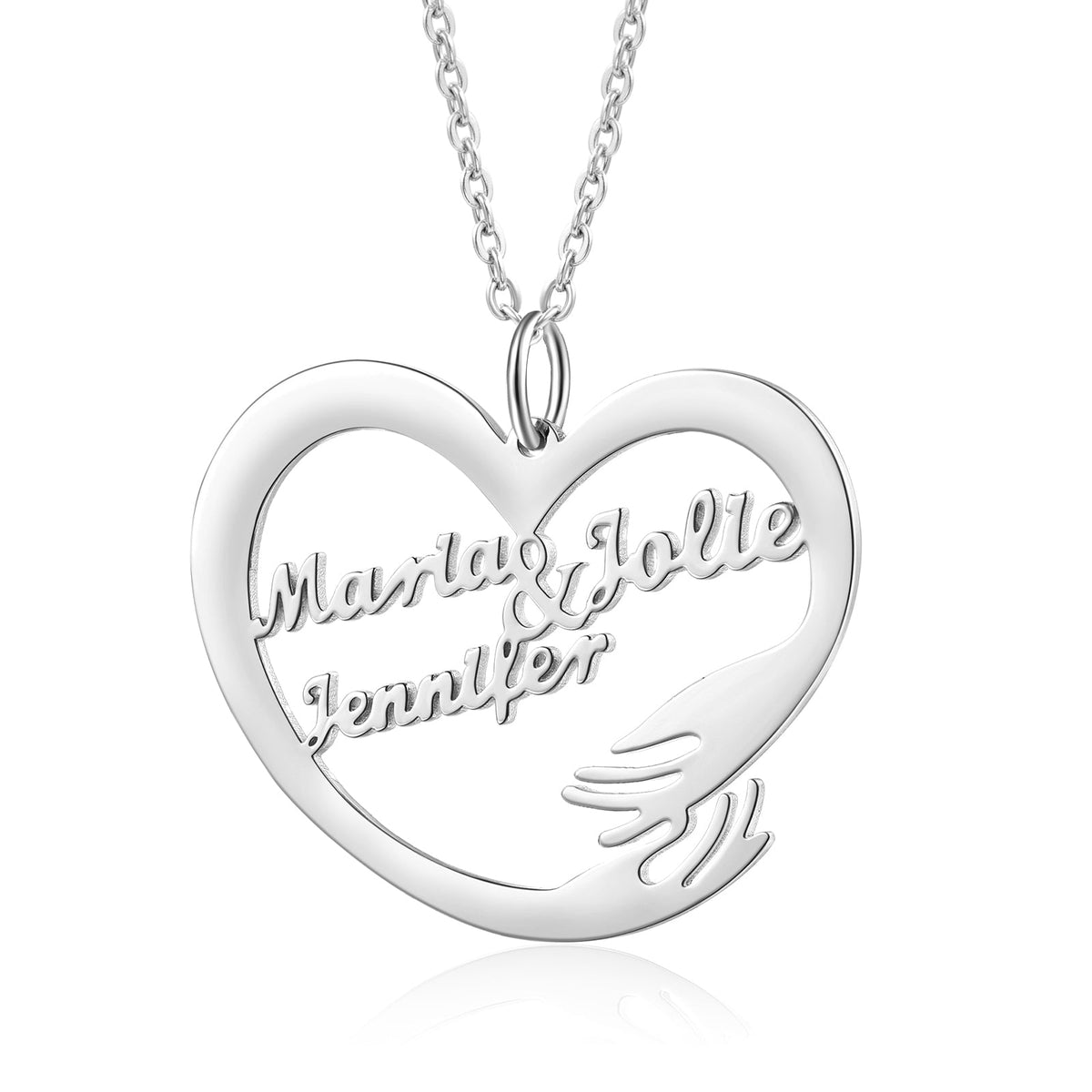 Custom Name Hug Necklace