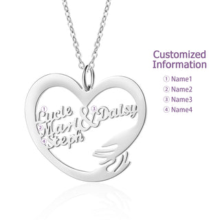 Custom Name Hug Necklace