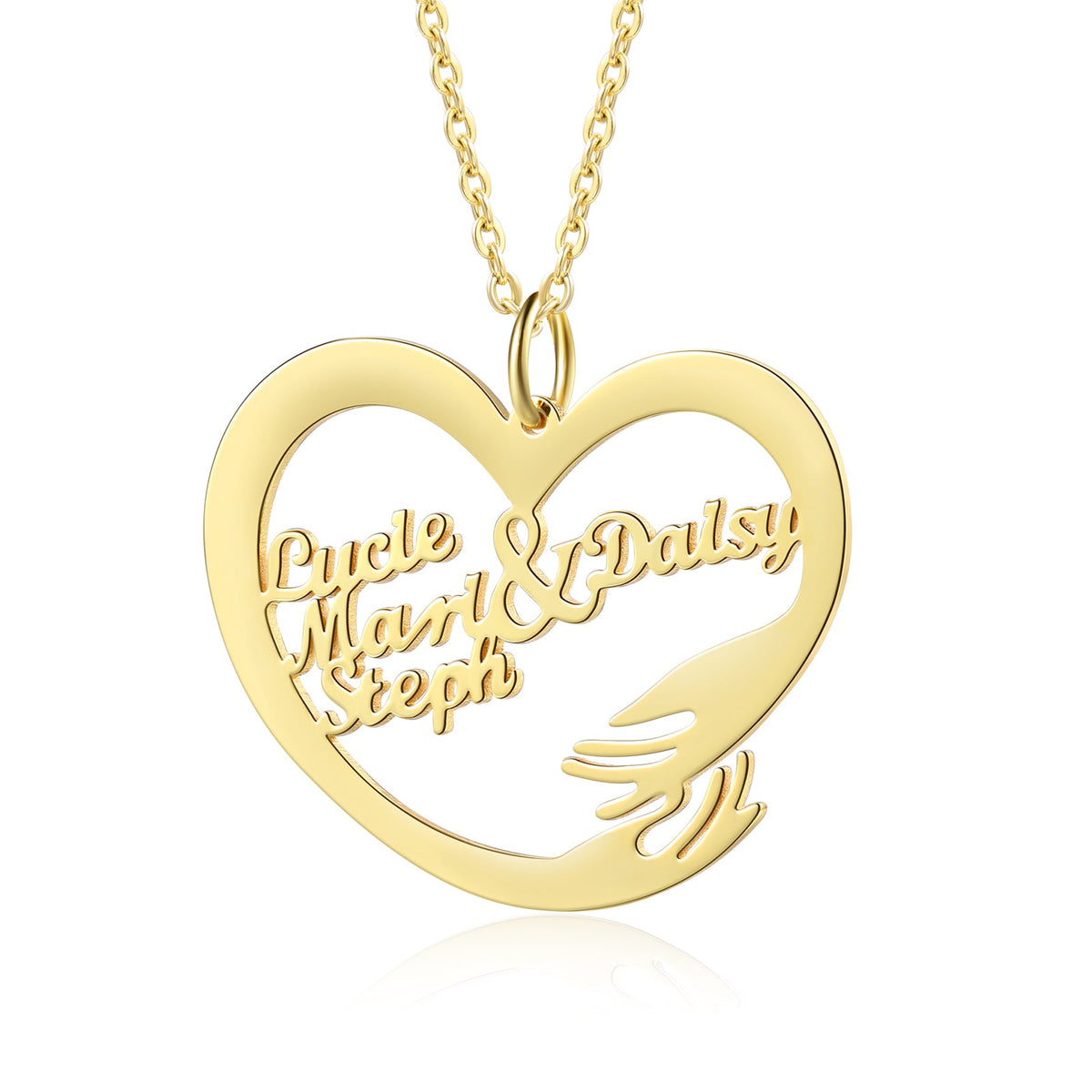 Custom Name Hug Necklace