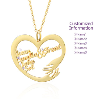 Custom Name Hug Necklace