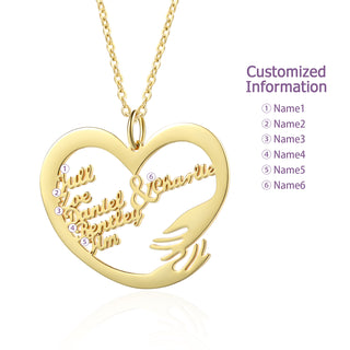 Custom Name Hug Necklace
