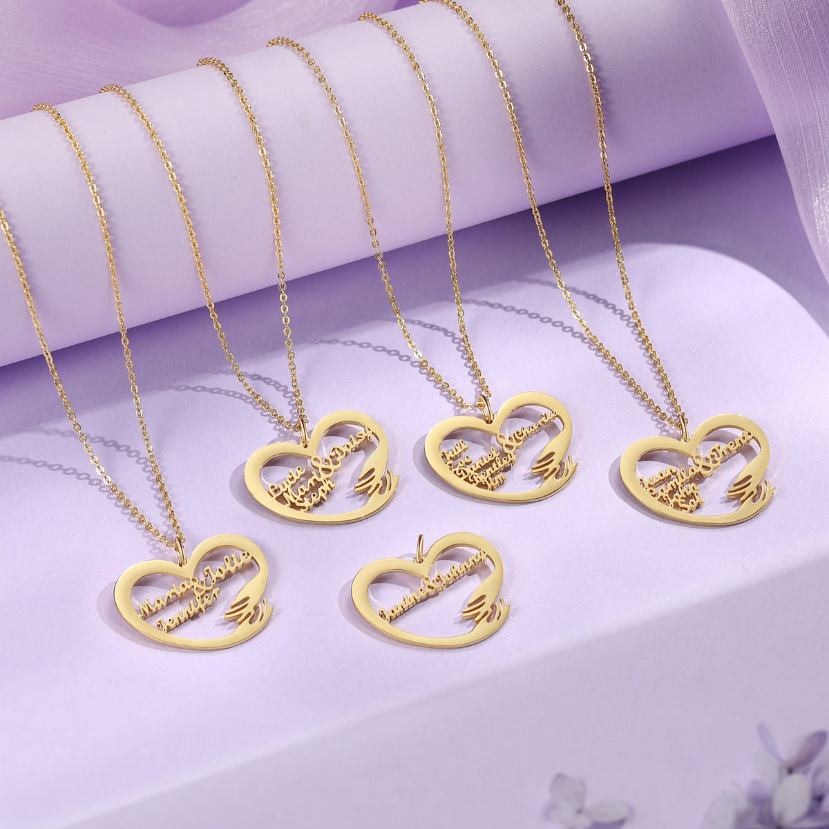 Custom Name Hug Necklace