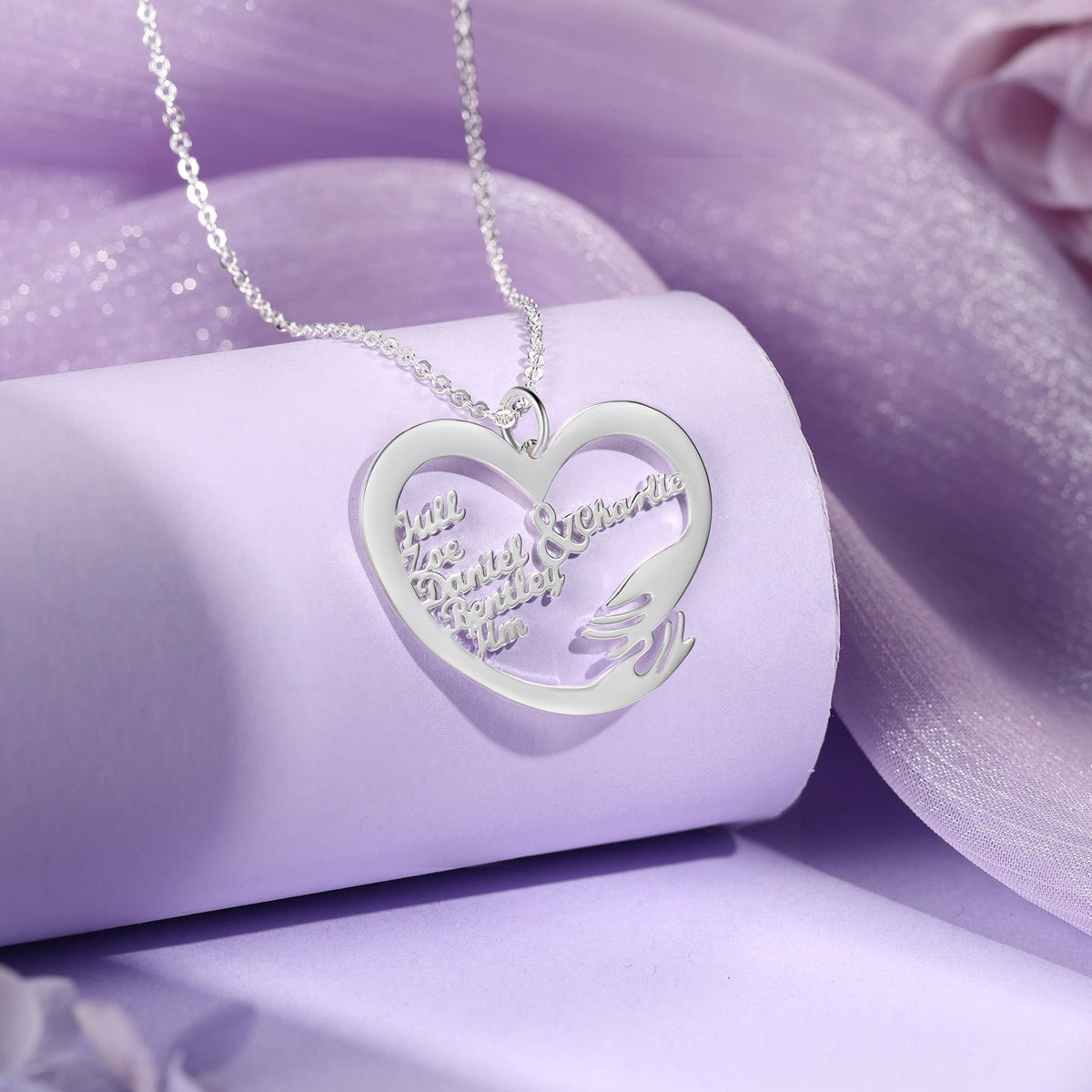 Custom Name Hug Necklace