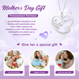 Custom Name Hug Necklace