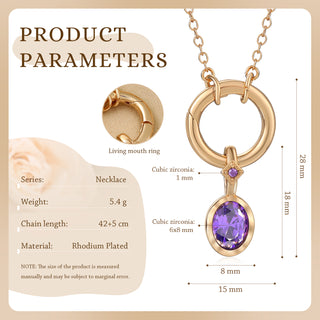 Custom Birthstone Necklace