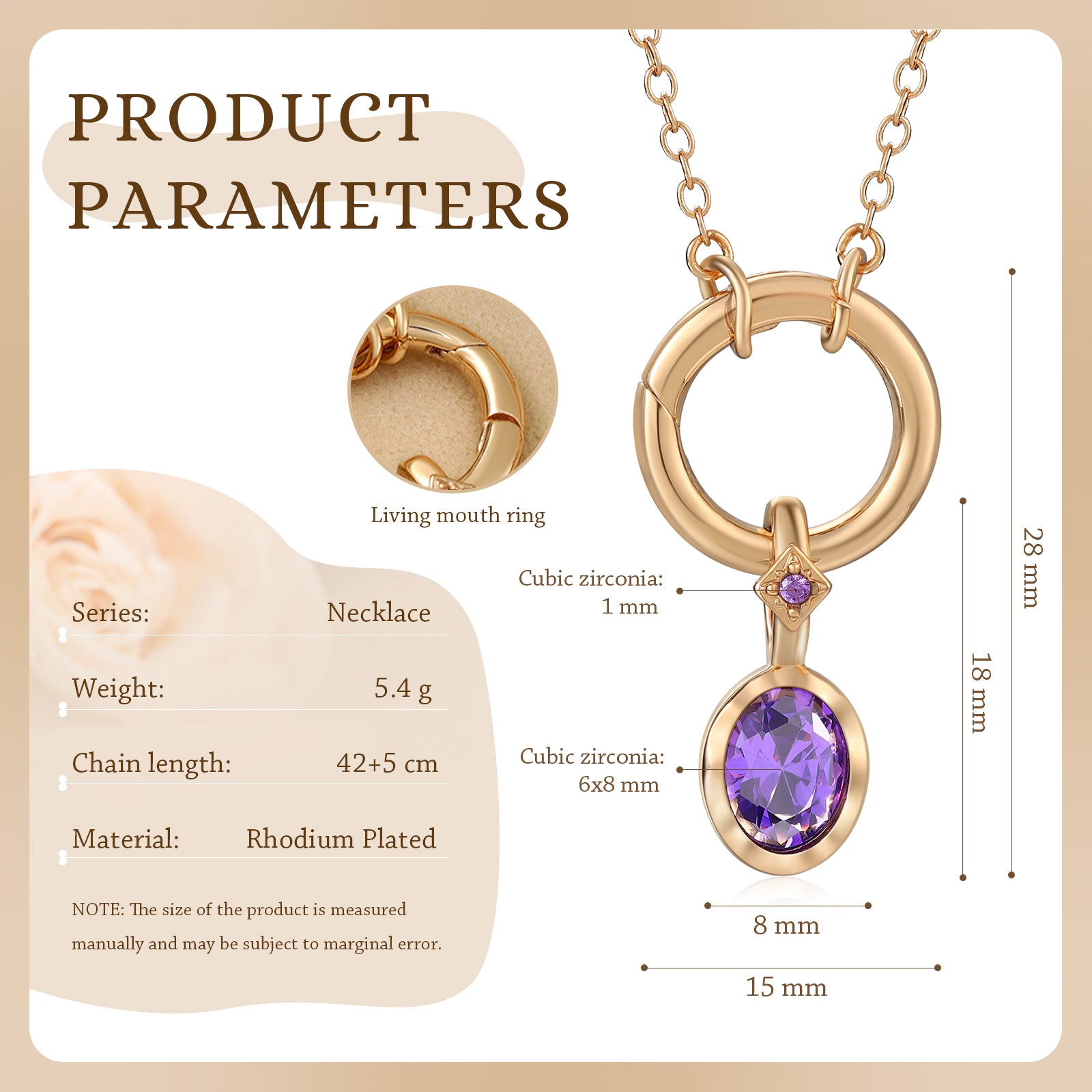 Custom Birthstone Necklace