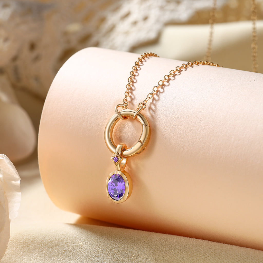 Custom Birthstone Necklace