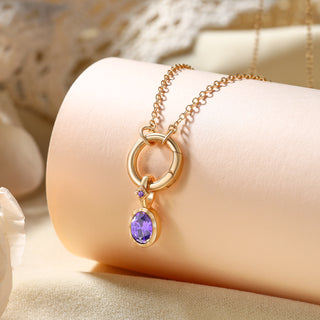 Custom Birthstone Necklace