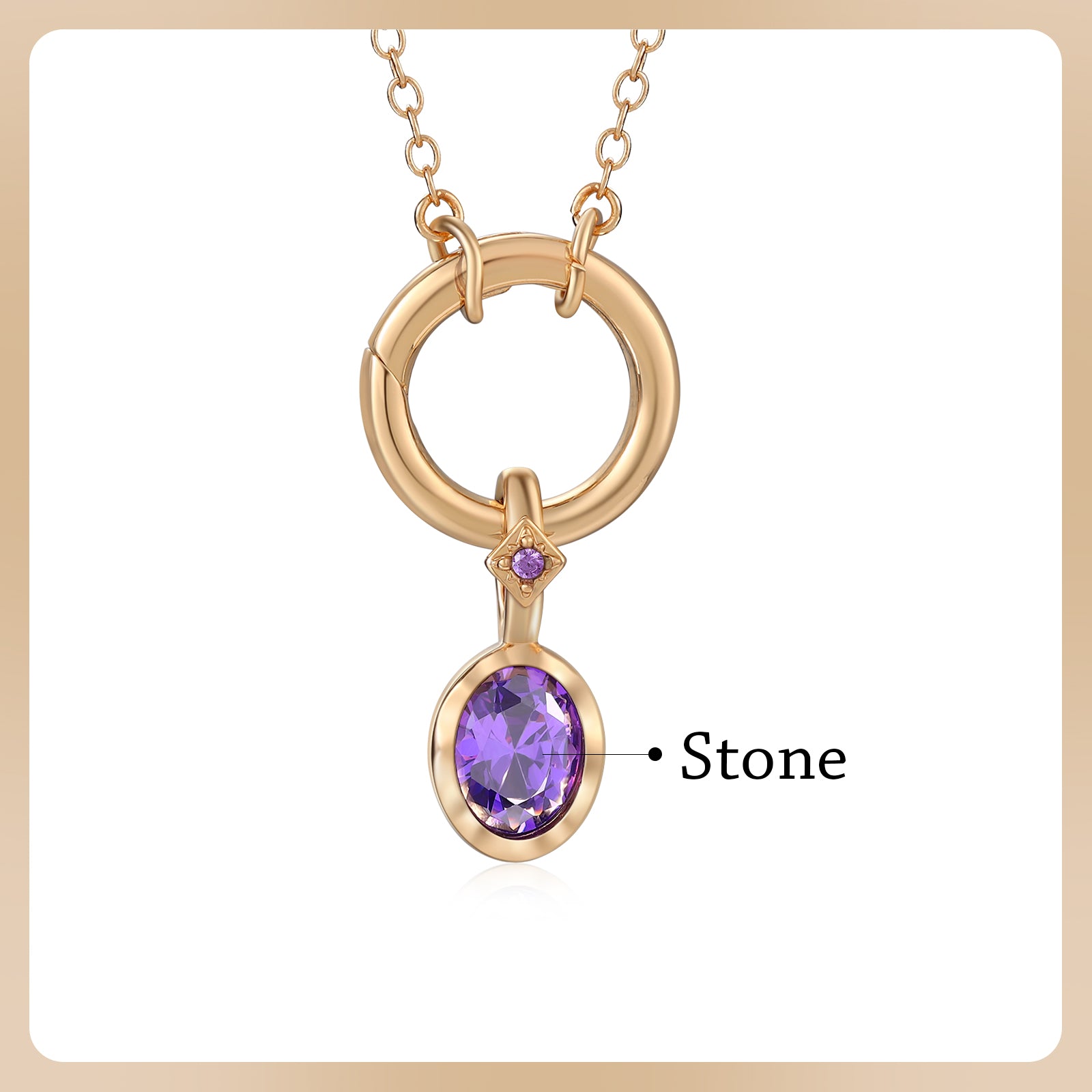 Custom Birthstone Necklace