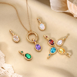 Custom Birthstone Necklace