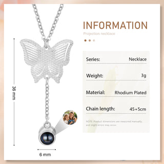 Custom Photo Projection Necklace