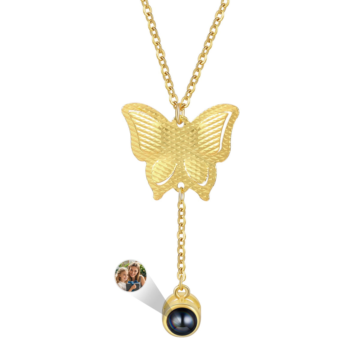 Custom Photo Projection Necklace