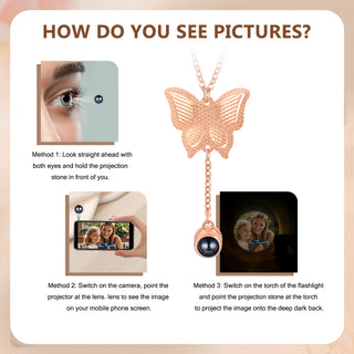Custom Photo Projection Necklace