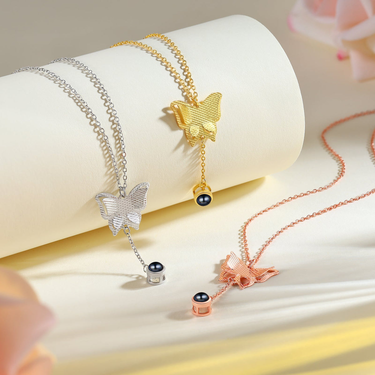 Custom Photo Projection Necklace