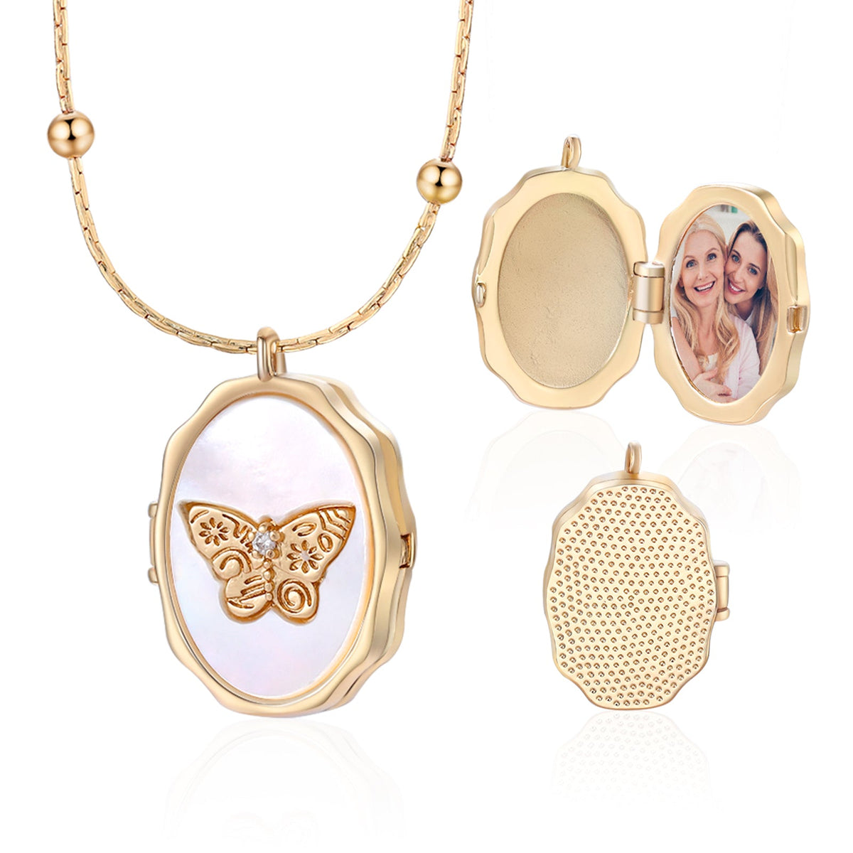 Custom Photo Open and Close Album Necklace