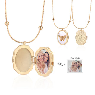Custom Photo Open and Close Album Necklace