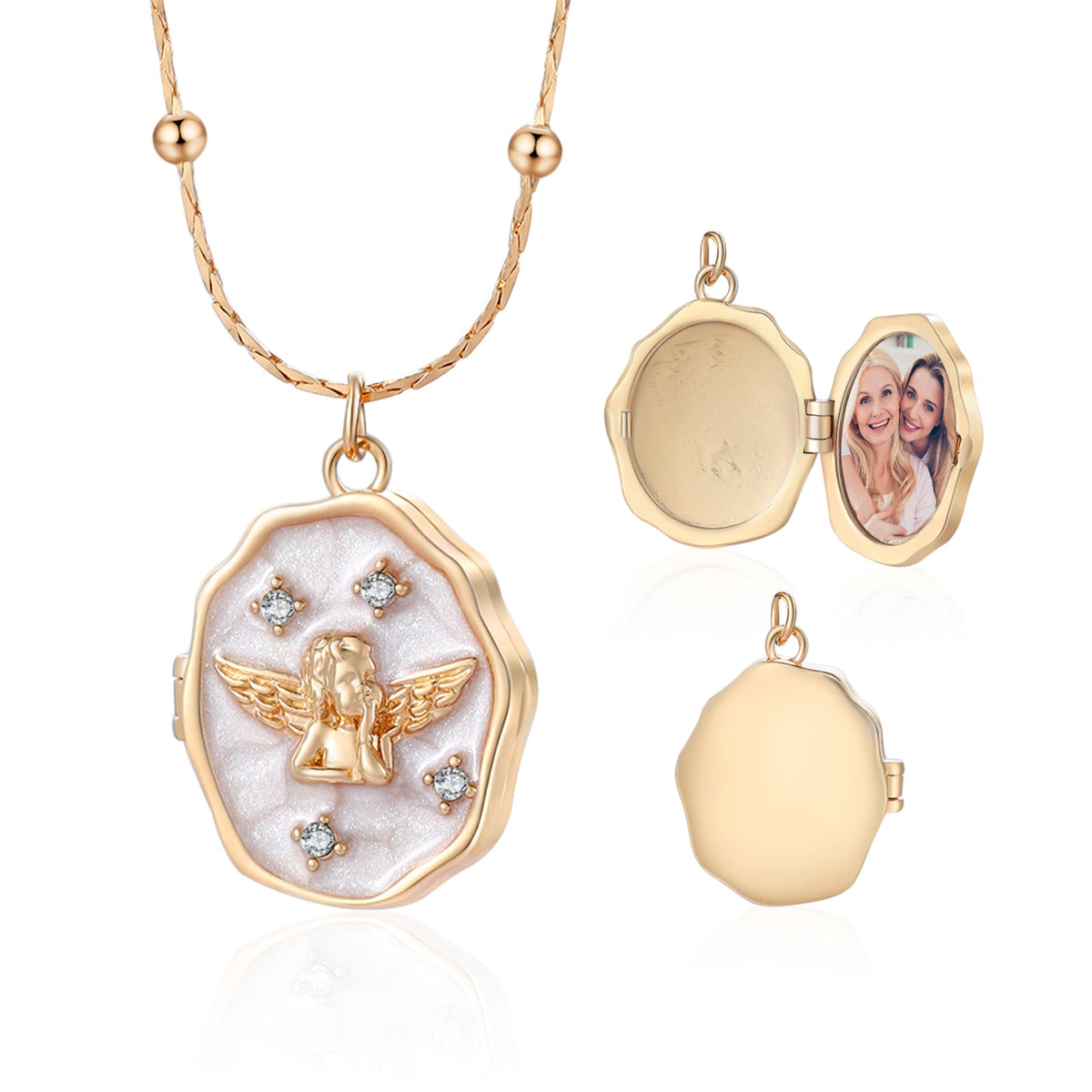 Custom Photo Open and Close Album Necklace