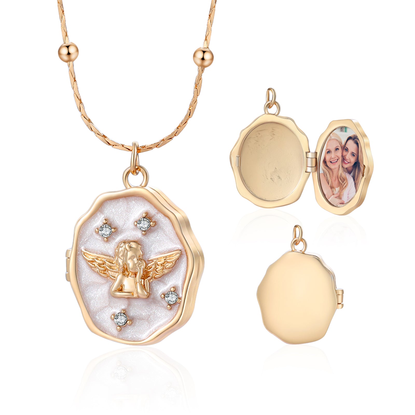 Custom Photo Open and Close Album Necklace