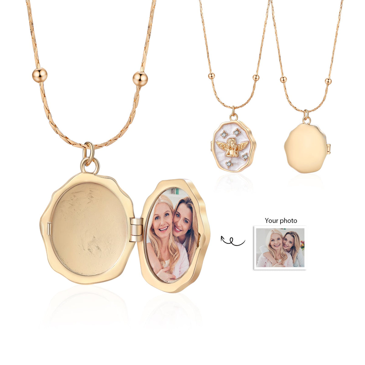 Custom Photo Open and Close Album Necklace