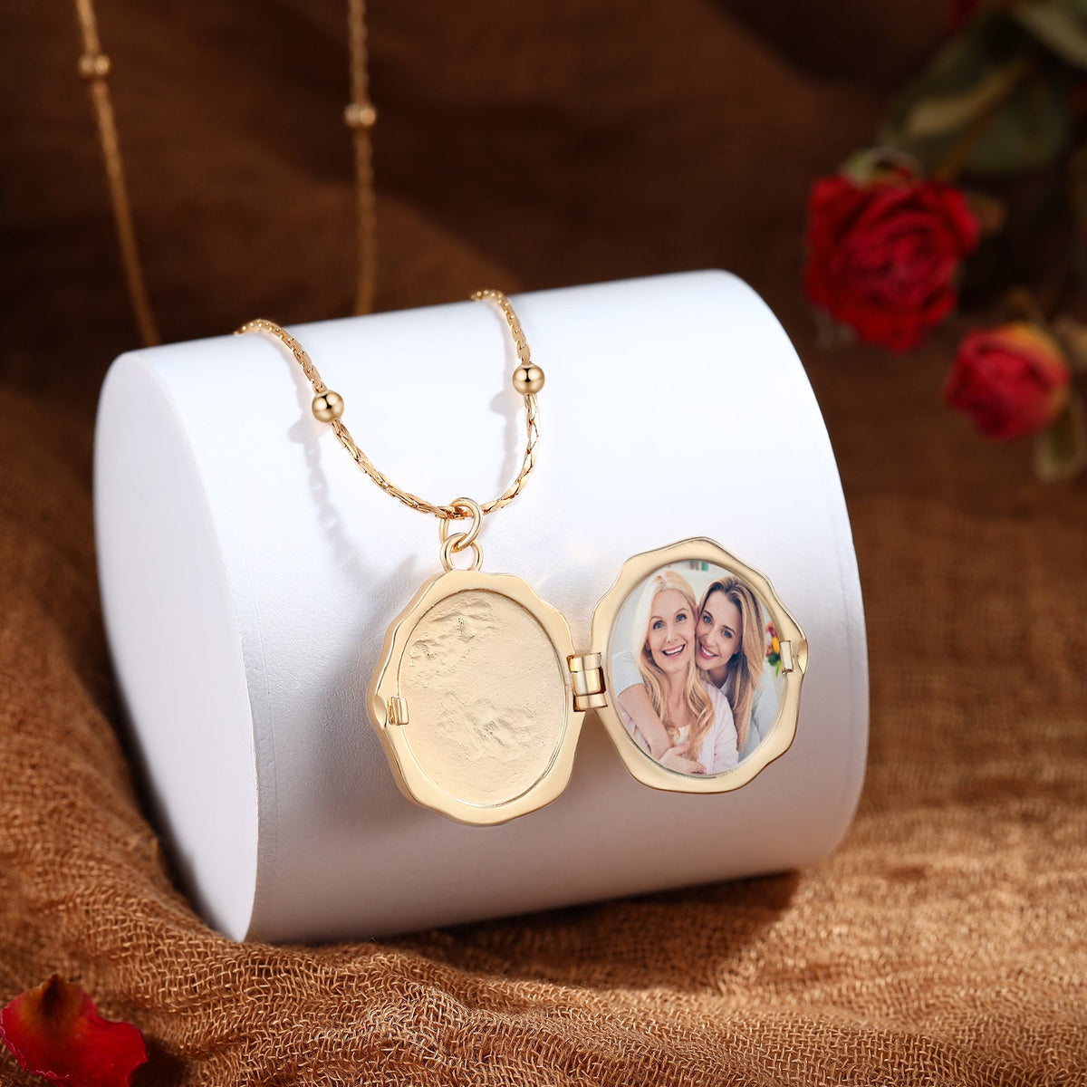 Custom Photo Open and Close Album Necklace