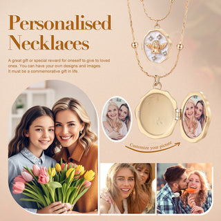 Custom Photo Open and Close Album Necklace
