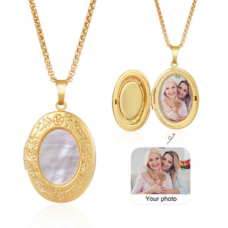 Custom Photo Open and Close Album Necklace