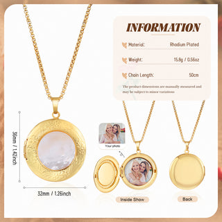 Custom Photo Open and Close Album Necklace