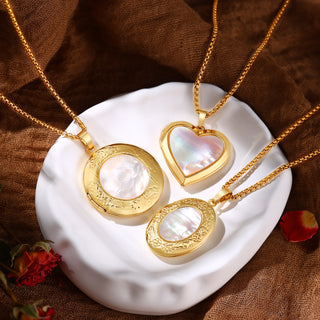 Custom Photo Open and Close Album Necklace