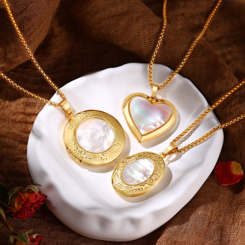 Custom Photo Open and Close Album Necklace