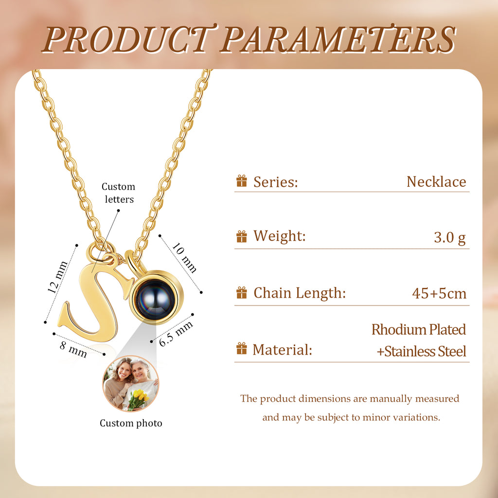 Custom Photo Projection Necklace