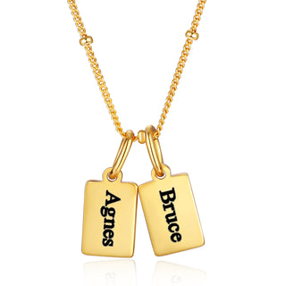 Custom Name Engraved Necklace