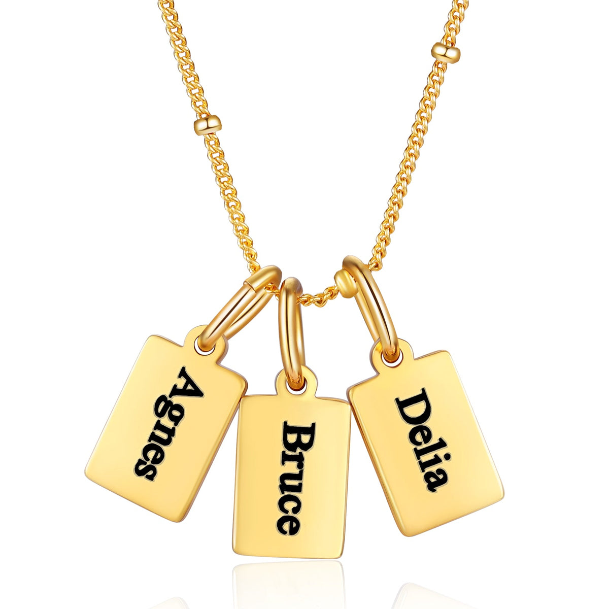 Custom Name Engraved Necklace