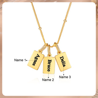Custom Name Engraved Necklace