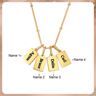 Custom Name Engraved Necklace