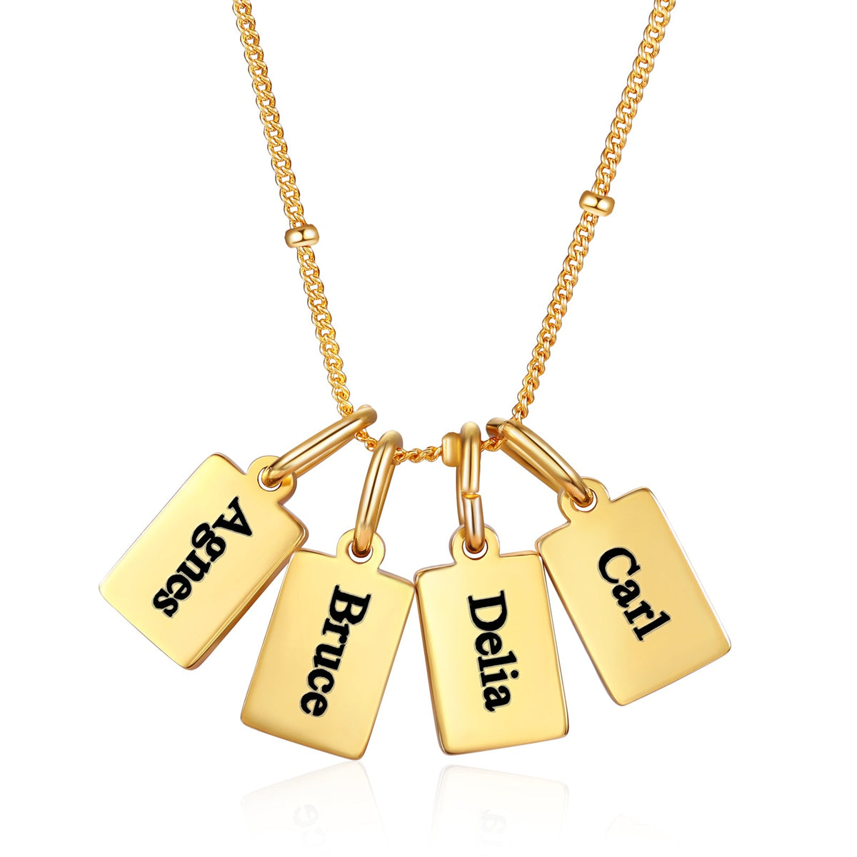 Custom Name Engraved Necklace