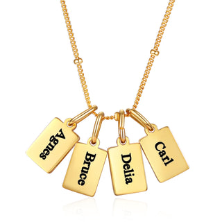 Custom Name Engraved Necklace