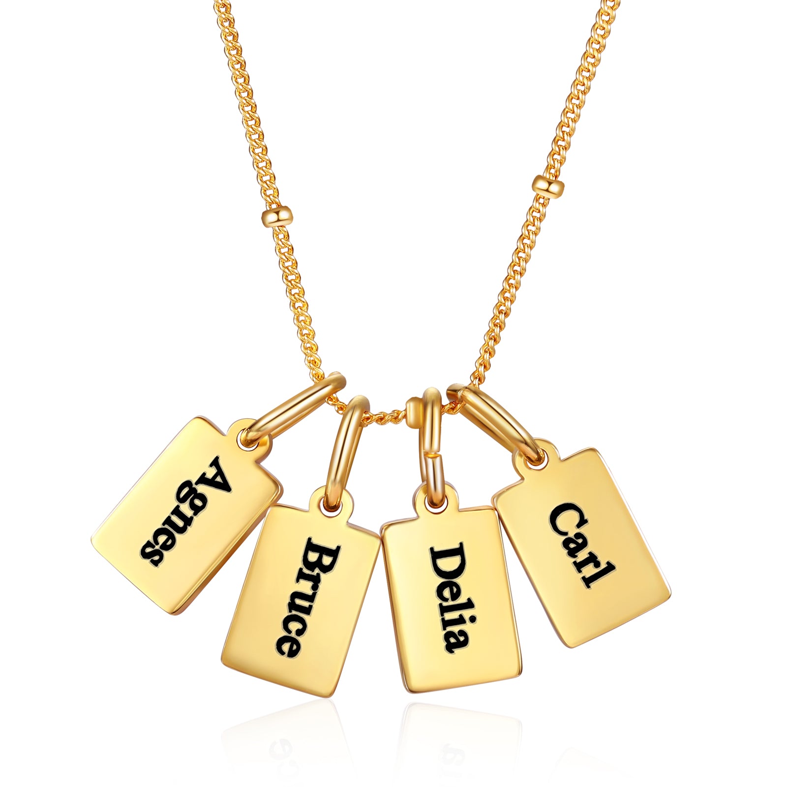 Custom Name Engraved Necklace