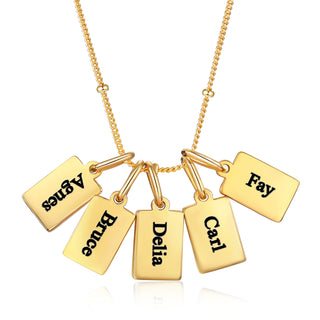 Custom Name Engraved Necklace