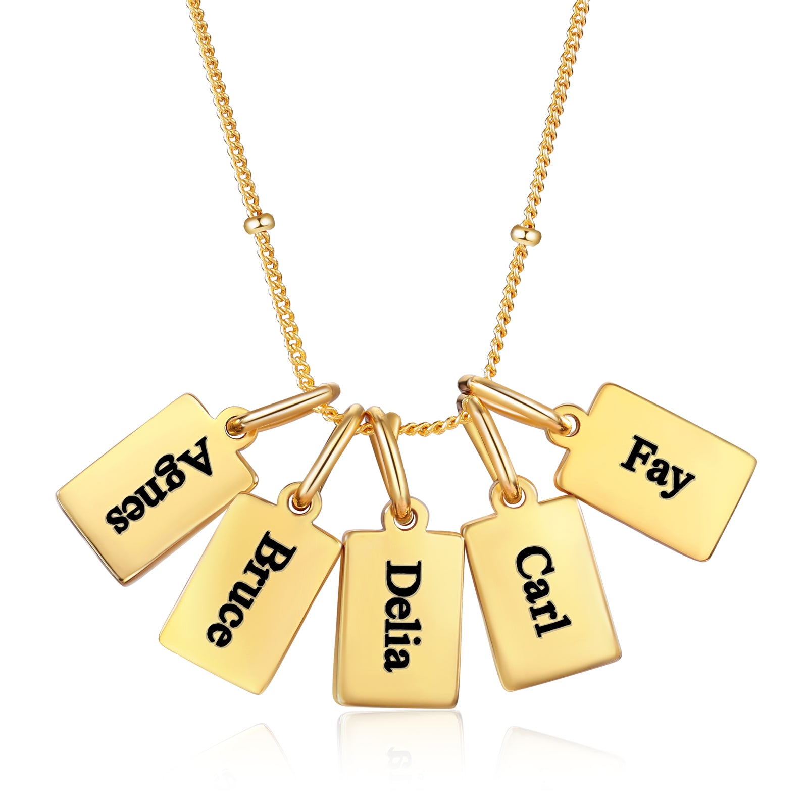 Custom Name Engraved Necklace