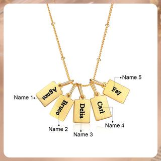 Custom Name Engraved Necklace