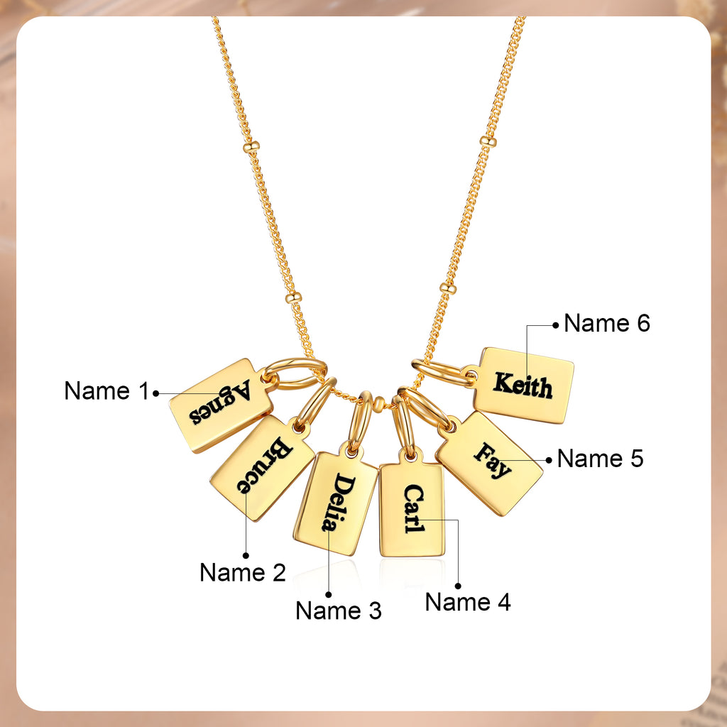 Custom Name Engraved Necklace