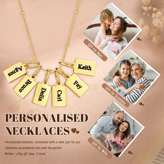 Custom Name Engraved Necklace