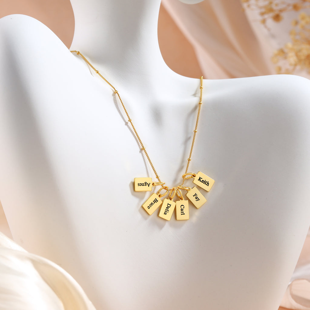 Custom Name Engraved Necklace