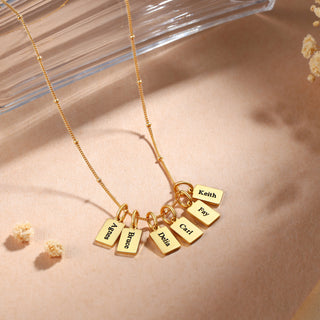 Custom Name Engraved Necklace