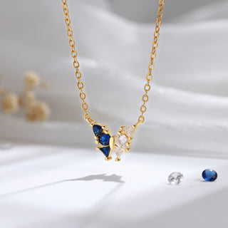 Custom Birthstone Butterfly Necklace