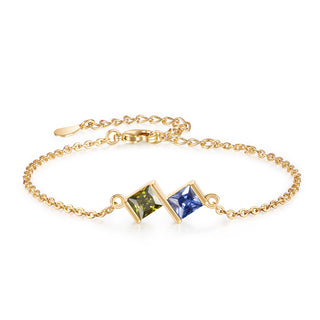 Custom Birthstone Bracelet