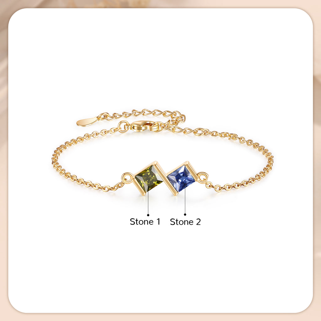 Custom Birthstone Bracelet