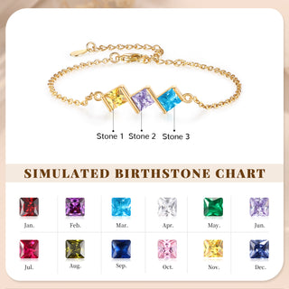 Custom Birthstone Bracelet