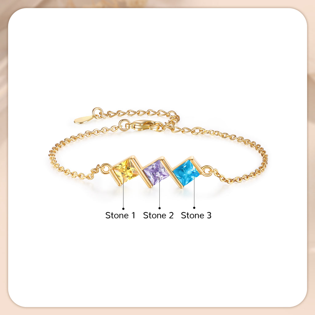 Custom Birthstone Bracelet
